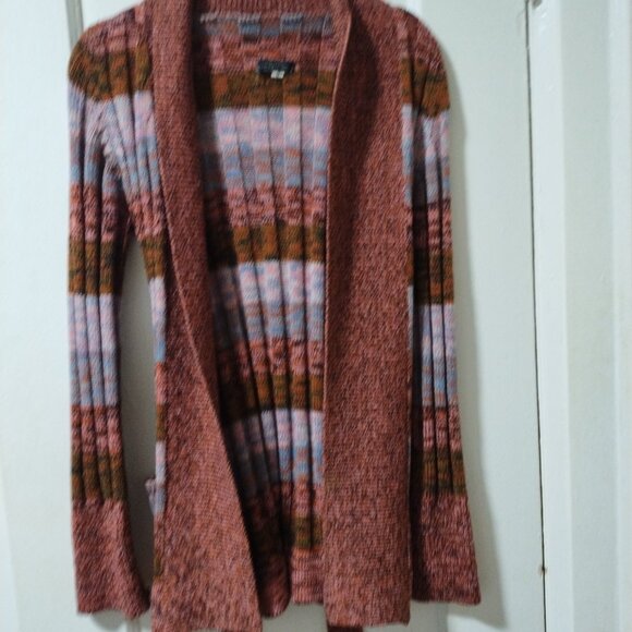 2/$40 Michel Martin open wool sweater / cardigan - Picture 1 of 12